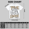 TAN Collection DopeSkill Oversize Print T-Shirt True Lover Graphic