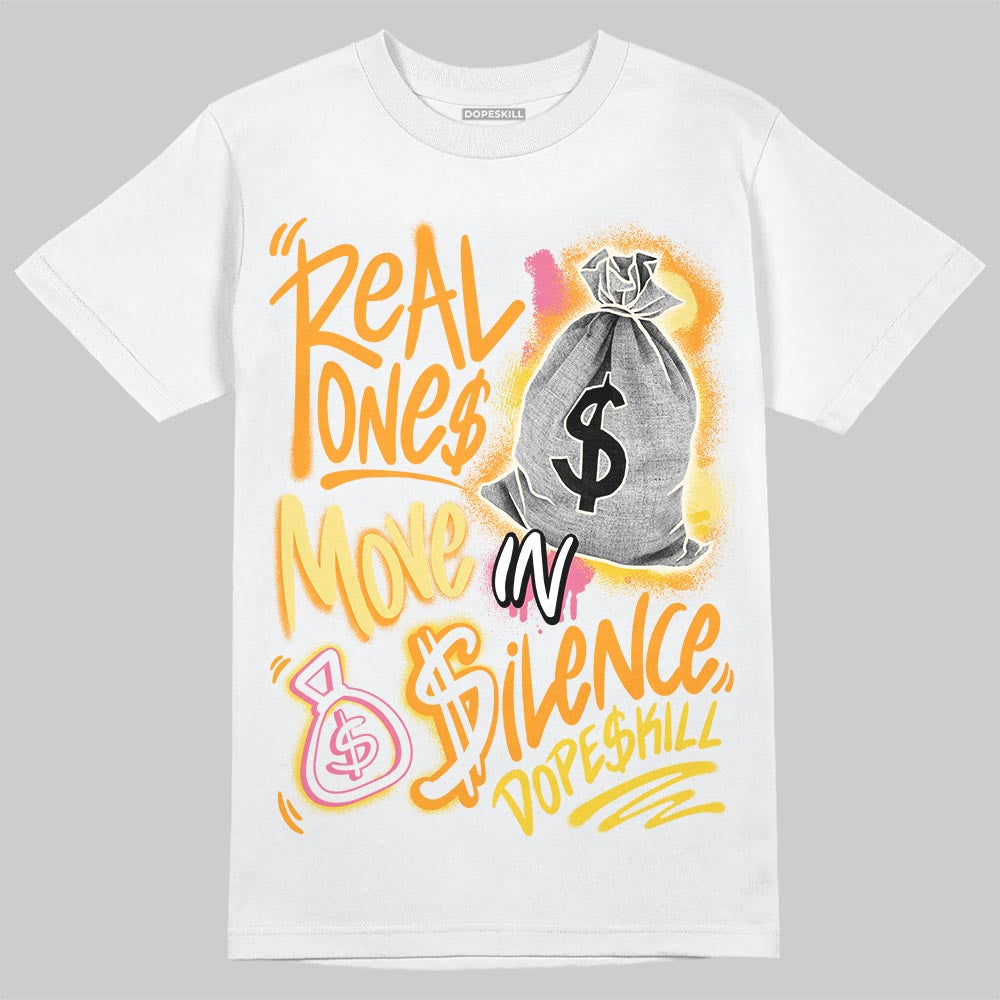 Air Max 95 “Dawn of Light” DopeSkill T-Shirt Real Ones Move In Silence Graphic Streetwear - White