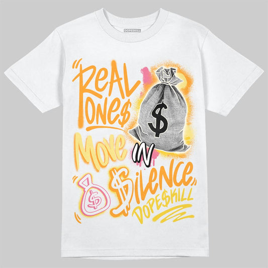 Air Max 95 “Dawn of Light” DopeSkill T-Shirt Real Ones Move In Silence Graphic Streetwear - White