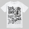 Jordan 6 "Cap and Gown" DopeSkill T-Shirt Real Ones Move In Silence Graphic Streetwear - White