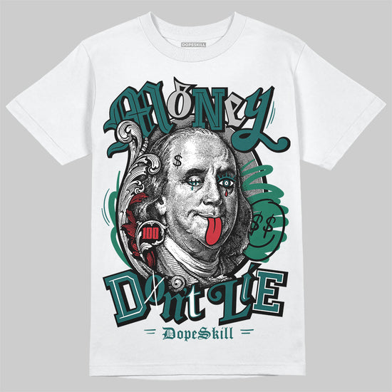 ASICS Gel-1130 'White Dark Neptune' DopeSkill T-Shirt Money Don't Lie Graphic Streetwear - White