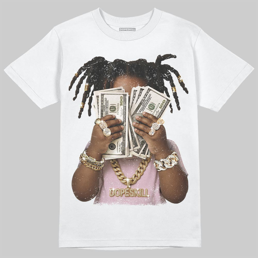 Jordan 4 "Iced Carmine" DopeSkill T-Shirt Rich Youth Graphic Streetwear - White