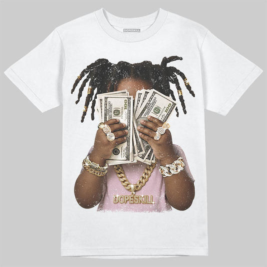 Jordan 4 "Iced Carmine" DopeSkill T-Shirt Rich Youth Graphic Streetwear - White