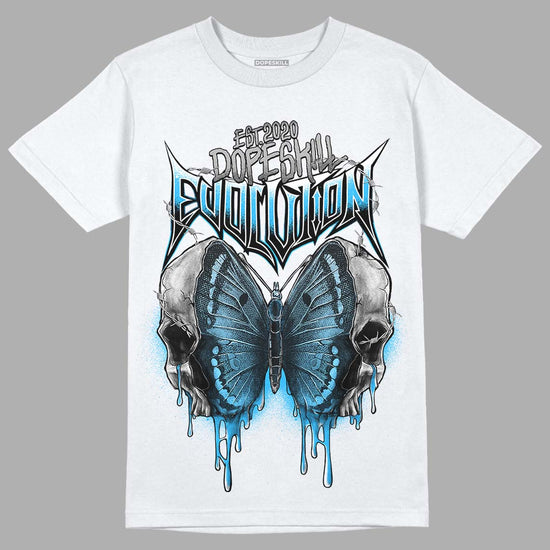 Jordan 2 Low "University Blue" DopeSkill T-Shirt DopeSkill Evolution Graphic Streetwear - White