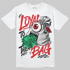 Jordan 12 Bloodline DopeSkill T-Shirt Loyal To The Bag Graphic Streetwear - White