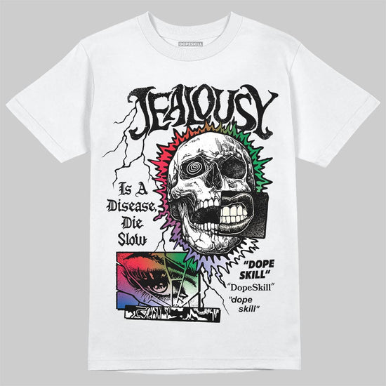 Jordan 11 City Pack “285” Atlanta DopeSkill T-Shirt Jealousy Graphic Streetwear - White