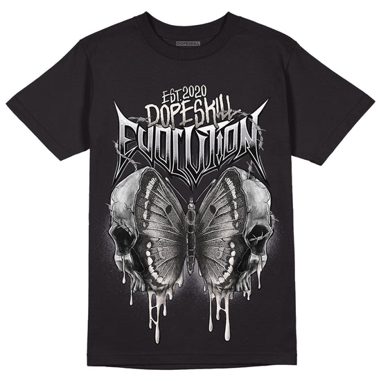 Jordan 2 Cement Grey DopeSkill T-Shirt DopeSkill Evolution Graphic Streetwear - Black