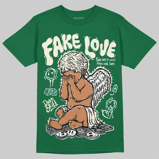 Jordan 13 GS “Pine Green” DopeSkill T-Shirt False Love Graphic Streetwear - Irish Green