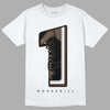 Jordan 1 Retro High OG Palomino DopeSkill T-Shirt No.1 Graphic Streetwear - White