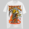 Orange, Black & White Sneakers DopeSkill T-Shirt NeverFull Graphic Streetwear - White