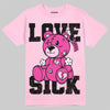 Pink Sneakers DopeSkill T-Shirt Love Sick Graphic Streetwear - Light Pink