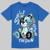 Air Foamposite One “International Blue” DopeSkill Royal T-shirt Smile Through The Pain Graphic Streetwear 