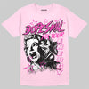 Pink Sneakers DopeSkill T-Shirt Fix Your Energy Graphic Streetwear - Light Pink