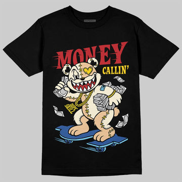 Jordan 17 Retro Low SP Infinite Archives DopeSkill T-Shirt Money Callin' Graphic Streetwear - Black