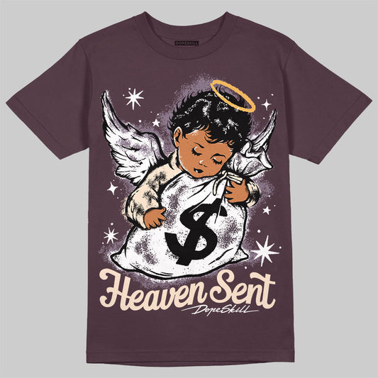 A Ma Maniere x Air Jordan 4 "Phantom" DopeSkill Maroon T-shirt Heaven Sent Graphic Streetwear