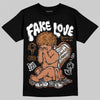 Jordan 14 Golf "US Open" DopeSkill T-Shirt False Love Graphic Streetwear - black