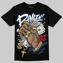 Midnight Navy 5s DopeSkill Navy T-Shirt Side Hustle Graphic