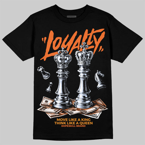 Orange Sneakers DopeSkill T-Shirt Loyalty Graphic Streetwear - Black