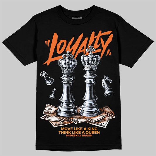 Orange Sneakers DopeSkill T-Shirt Loyalty Graphic Streetwear - Black