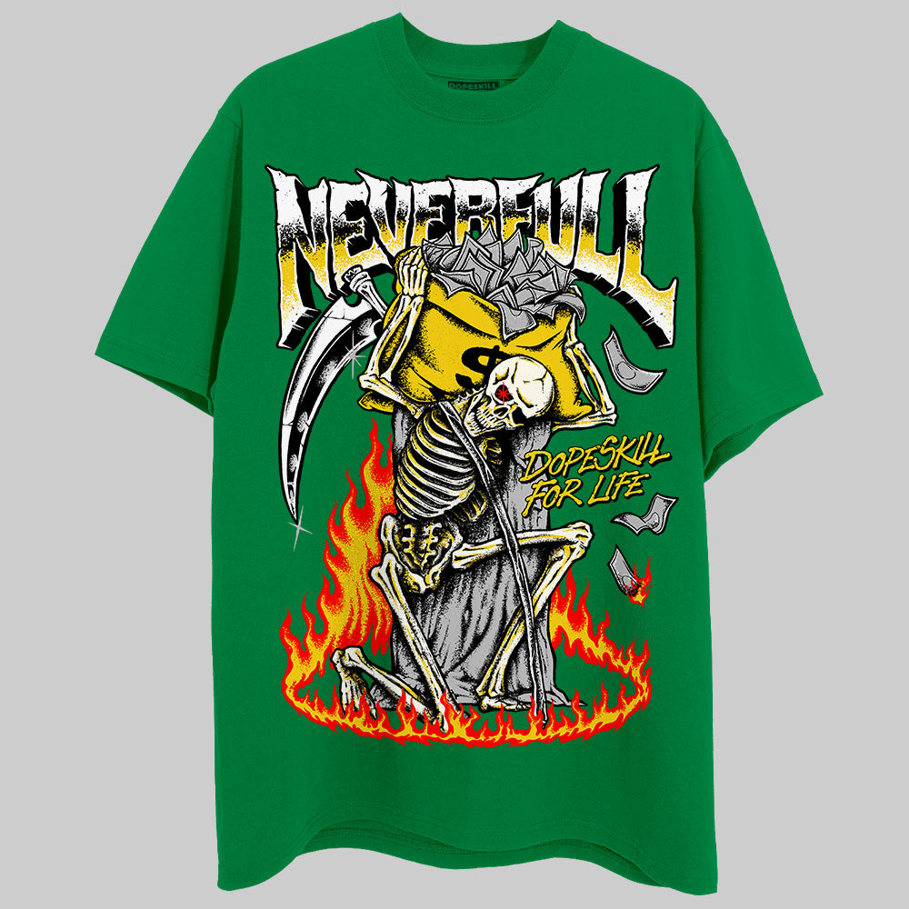 Jordan 5 “Lucky Green” DopeSkill Green T-Shirt NeverFull Graphic Streetwear