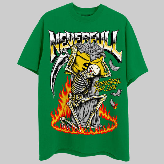 Jordan 5 “Lucky Green” DopeSkill Green T-Shirt NeverFull Graphic Streetwear