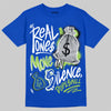 Air Griffey Max 1 Varsity Royal and Volt DopeSkill T-Shirt Real Ones Move In Silence Graphic Streetwear - Royal 