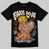 Jordan 3 “Starfish” DopeSkill T-Shirt False Love Graphic Streetwear - Black