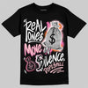 Jordan 3 Retro PS 'Spring Flowers' DopeSkill T-Shirt Real Ones Move In Silence Graphic Streetwear - Black