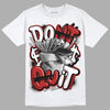 Jordan 14 "Black/White" DopeSkill T-Shirt Don't Quit Graphic Streetwear - White 