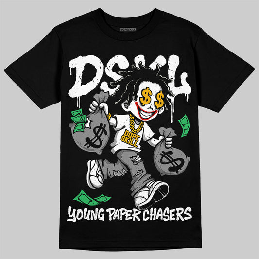 Dunk Panda White Black DopeSkill T-Shirt Young Paper Chasers Graphic Streetwear - Black