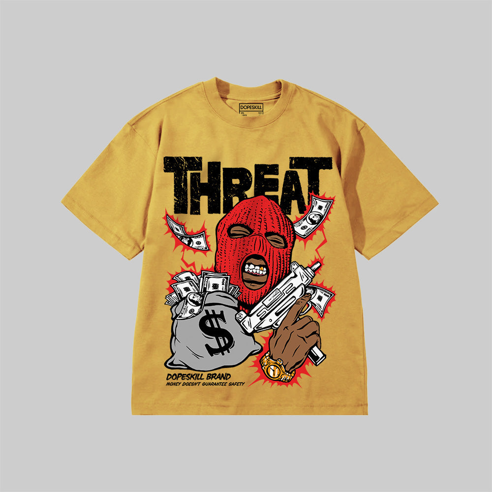 Under Threat DopeSkill Premium T-shirt Streetwear - Mustard