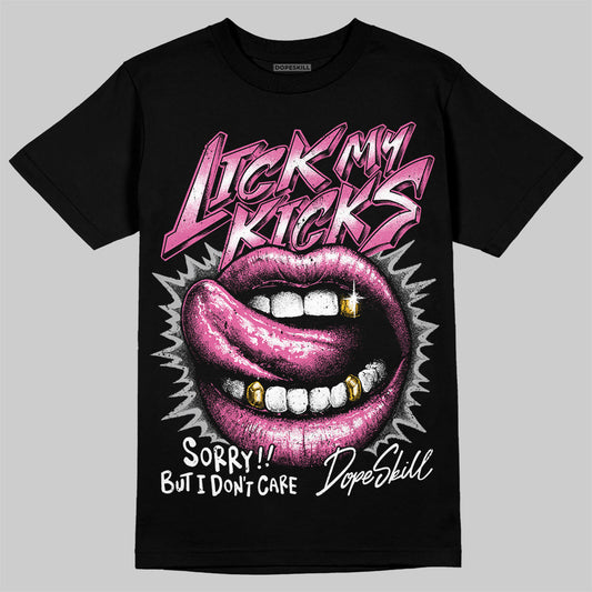 Asics Gel-Kayano 14 ‘Cream Sweet Pink’ DopeSkill T-Shirt Lick My Kicks Graphic Streetwear - Black