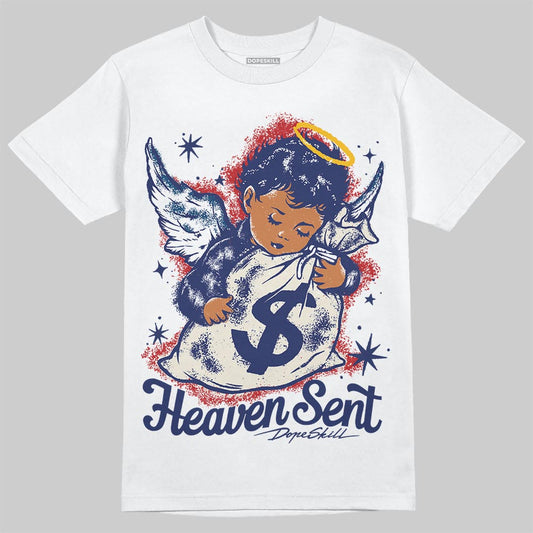 Jordan 11 “Rare Air” DopeSkill T-Shirt Heaven Sent Graphic Streetwear - White