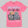 Jordan 3 GS “Cobalt Bliss” DopeSkill T-Shirt MOMM Graphic Streetwear - Safety Pink