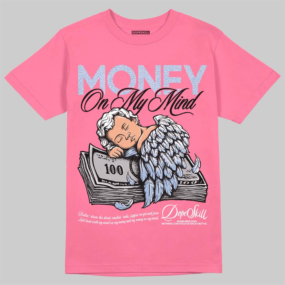 Jordan 3 GS “Cobalt Bliss” DopeSkill T-Shirt MOMM Graphic Streetwear - Safety Pink