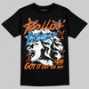 Orange, Black and White Sneakers DopeSkill T-Shirt Got It Out The Mud Graphic Streetwear - black