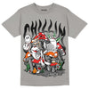 Grey Sneakers DopeSkill Grey T-shirt Chillin Graphic Streetwear