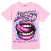 Pink Sneakers DopeSkill Pink T-Shirt Lick My Kicks Graphic Streetwear