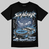 Jordan 4 SB “Summit White/Navy” DopeSkill T-Shirt New Side Hustler Graphic Streetwear - Black