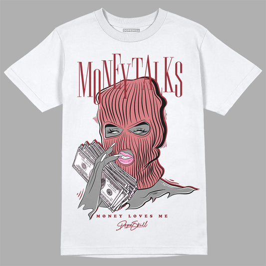 Valentine's Day Collection DopeSkill T-Shirt Money Talks Graphic Streetwear - White 