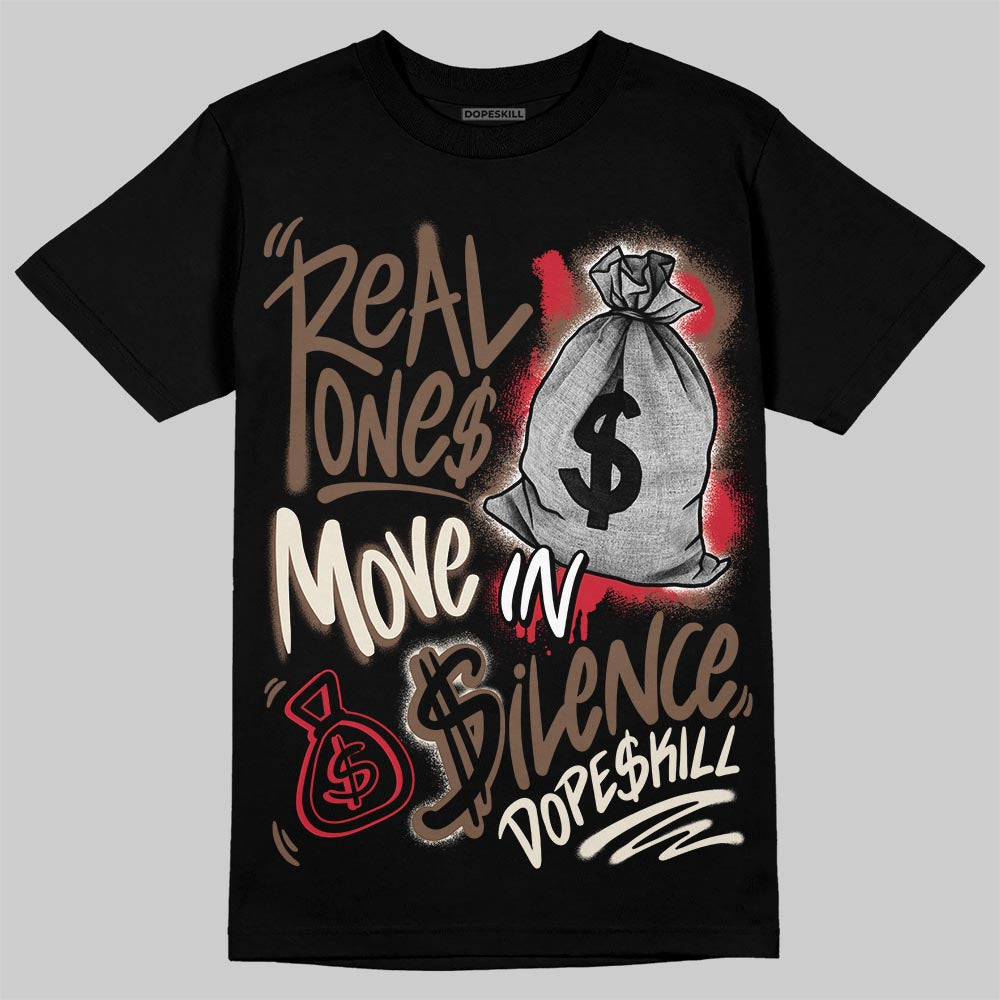 Jordan 3 "World’s Best Dad" DopeSkill T-Shirt Real Ones Move In Silence Graphic Streetwear - black
