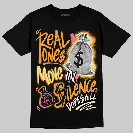 Air Max 95 “Dawn of Light” DopeSkill T-Shirt Real Ones Move In Silence Graphic Streetwear - black
