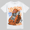 Orange Sneakers DopeSkill T-Shirt Grind Pray Graphic Streetwear - White