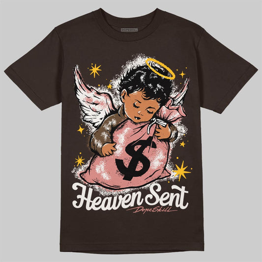 Jordan 1 High OG “Baroque Brown” DopeSkill T-Shirt Heaven Sent Graphic Streetwear - Dark Chocolate