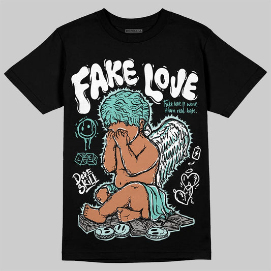 Jordan 11 Low "Igloo" DopeSkill T-Shirt False Love Graphic Streetwear - Black