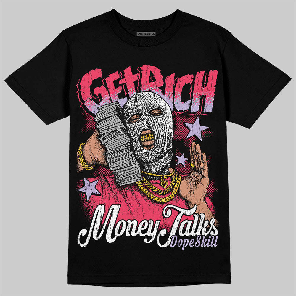 Jordan 5 Low “Peanut Butter Jelly” DopeSkill T-Shirt Get Rich Graphic Streetwear - Black