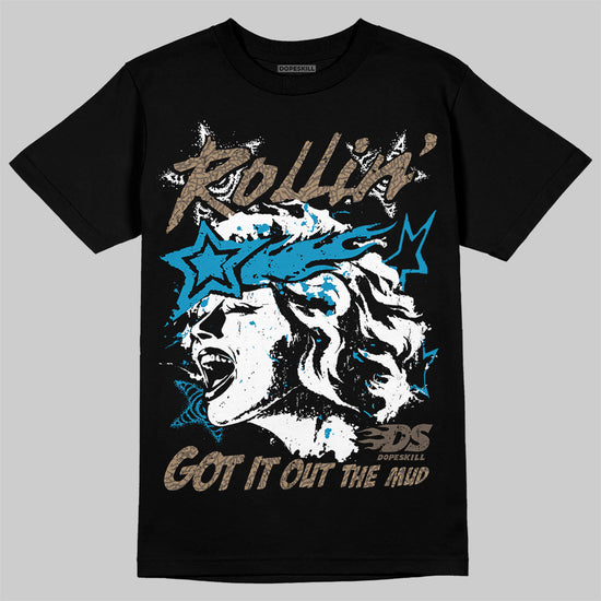 Jordan 3 GS “We Outside” DopeSkill T-Shirt Got It Out The Mud Graphic Streetwear - Black