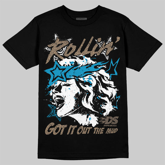 Jordan 3 GS “We Outside” DopeSkill T-Shirt Got It Out The Mud Graphic Streetwear - Black