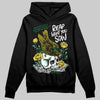 Jordan 5 “Lucky Green” DopeSkill Hoodie Sweatshirt Reap What You Sow Graphic Streetwear - Black