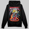 Red Sneakers DopeSkill Hoodie Sweatshirt Heartless Graphic Streetwear - Black